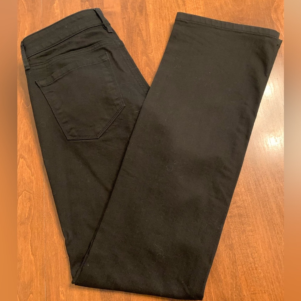 Ann Taylor LOFT Black Curvy Sexy Boot Jeans
